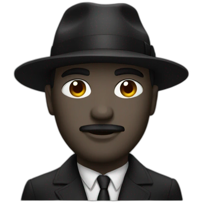 Mafia man emoji