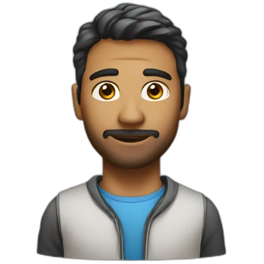 Beautiful programmer man emoji