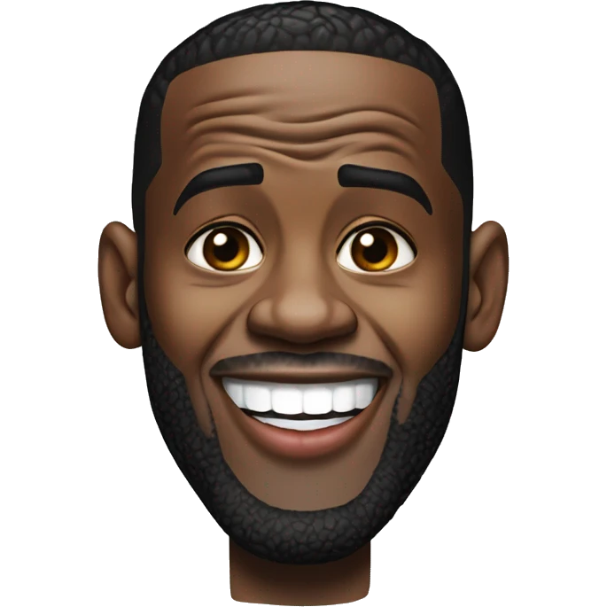 lebron james sticking his tongue out emoji