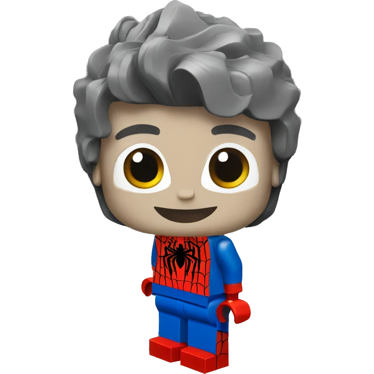 lego spiderman emoji