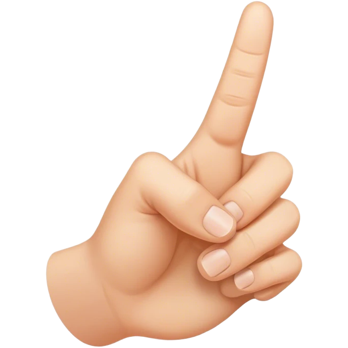손가락질 emoji