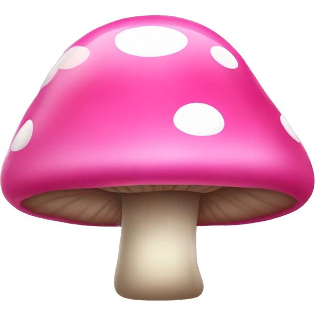 pink mushroom emoji