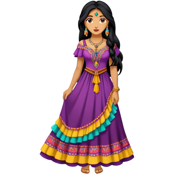 Esmeralda gypsy woman from Hunchback of Notre Dame emoji