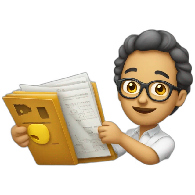 Uma pessoa com a cartola emoji