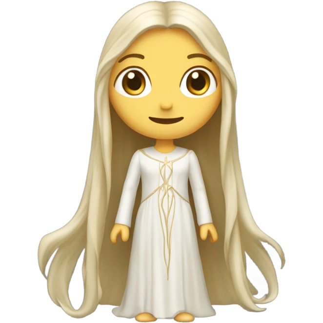 galadriel straight hair emoji