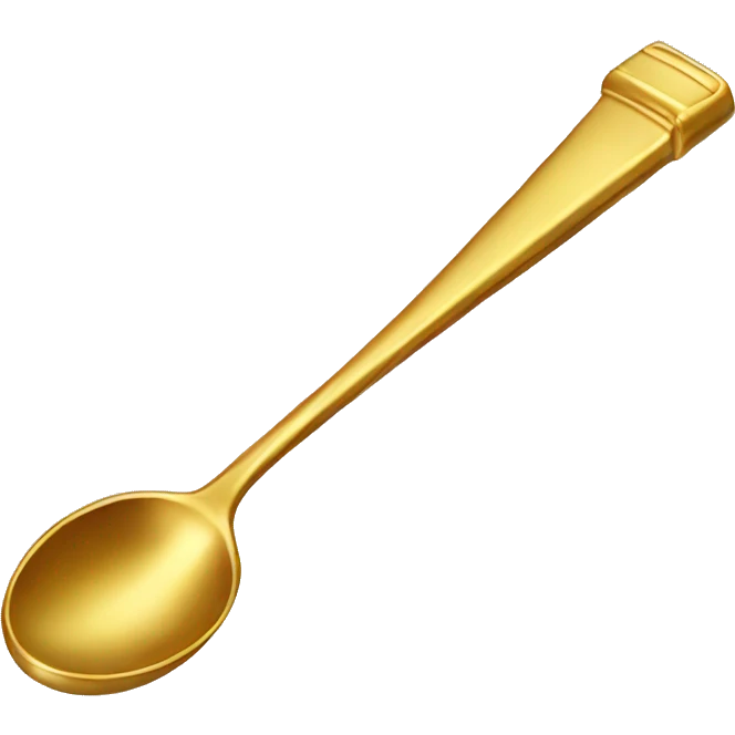 golden bar spoon emoji