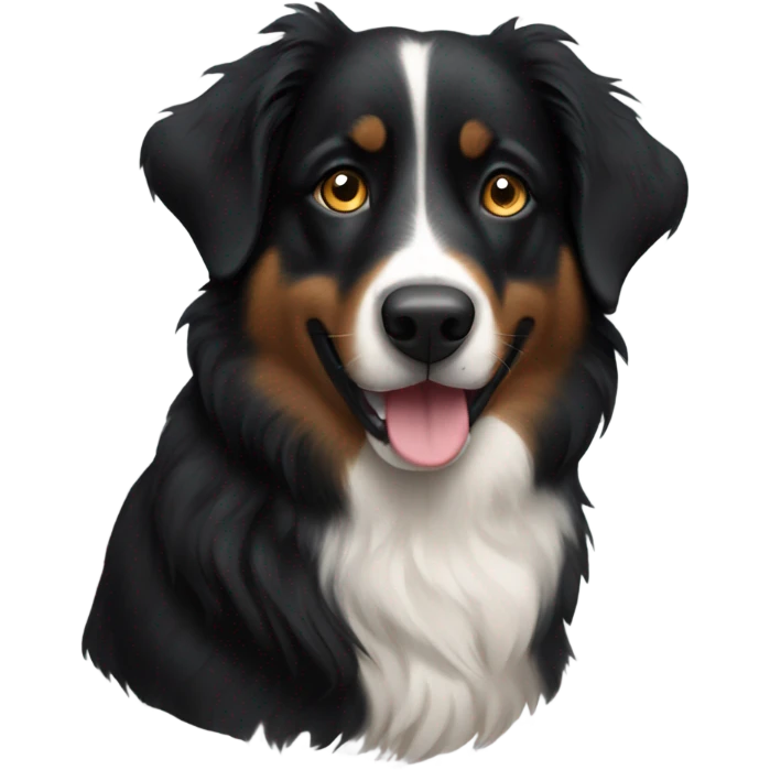 Black Australian Shepard emoji