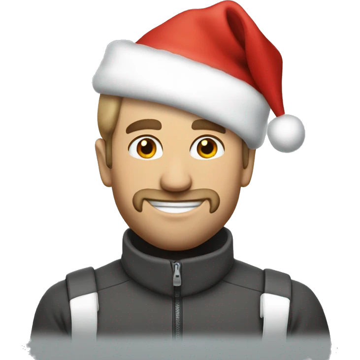 Ski Christmas drakula  emoji