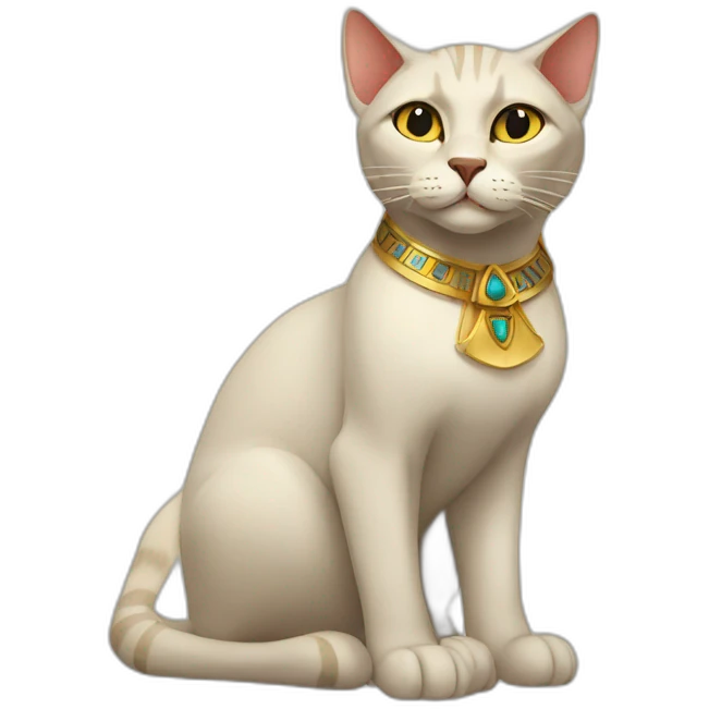 Egyptian cat emoji