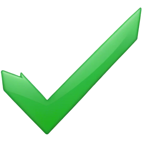 Print the text "I-130" with a green check mark before it emoji