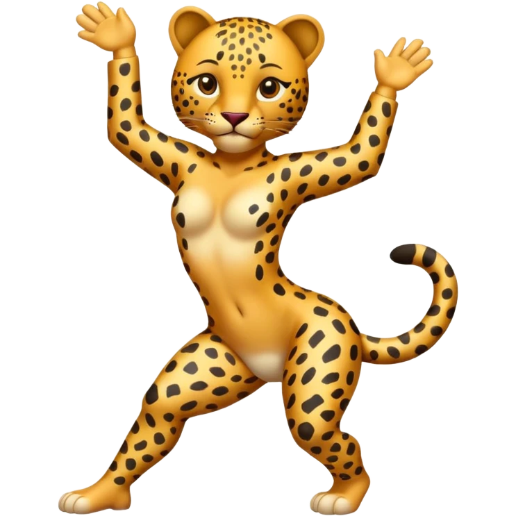 leopard der mit arsch twerkt emoji