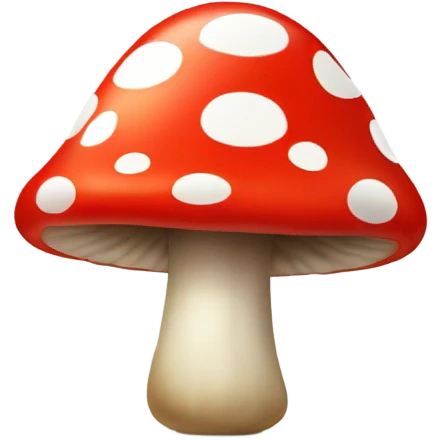A cute mushroom character emoji