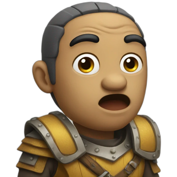 Confused calmar emoji