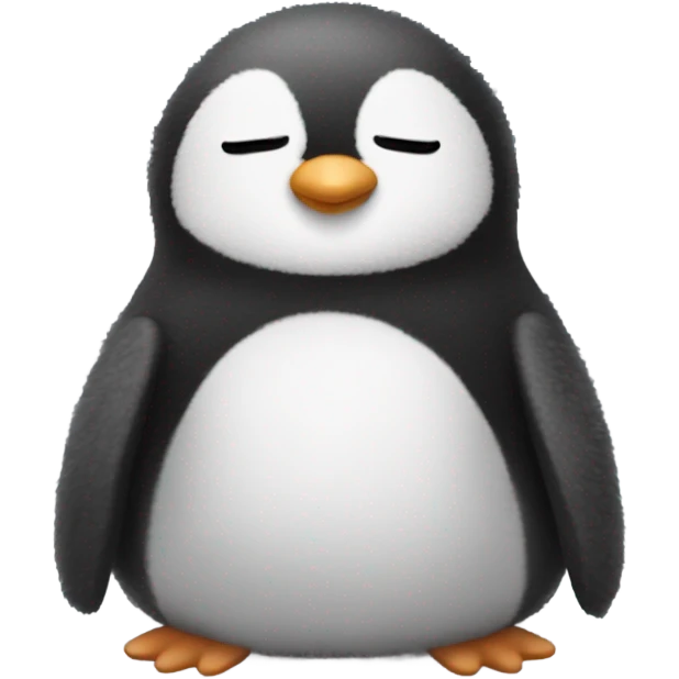 Sleeping penguin emoji