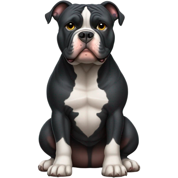 black american bully with blunt emoji