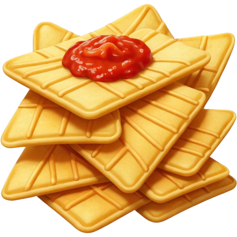 Chips snack Red
 emoji
