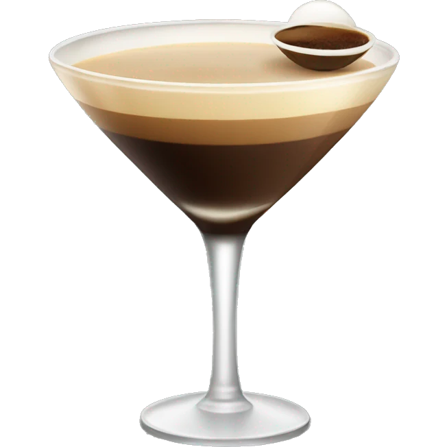 Cute Espresso martini emoji