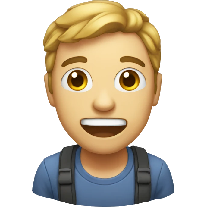Mewing emoji