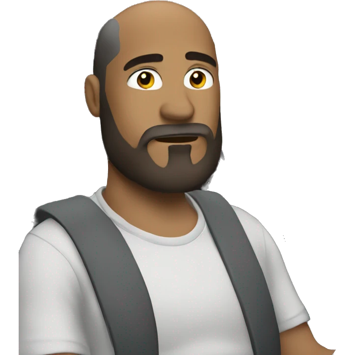 bearded guy in car meme emoji