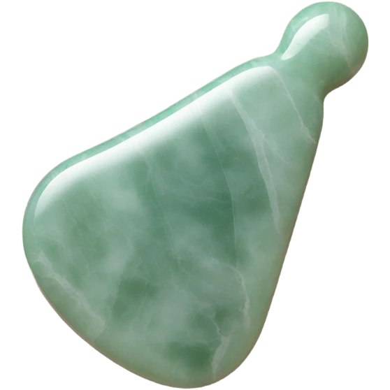 Classic shaped gua sha massager emoji