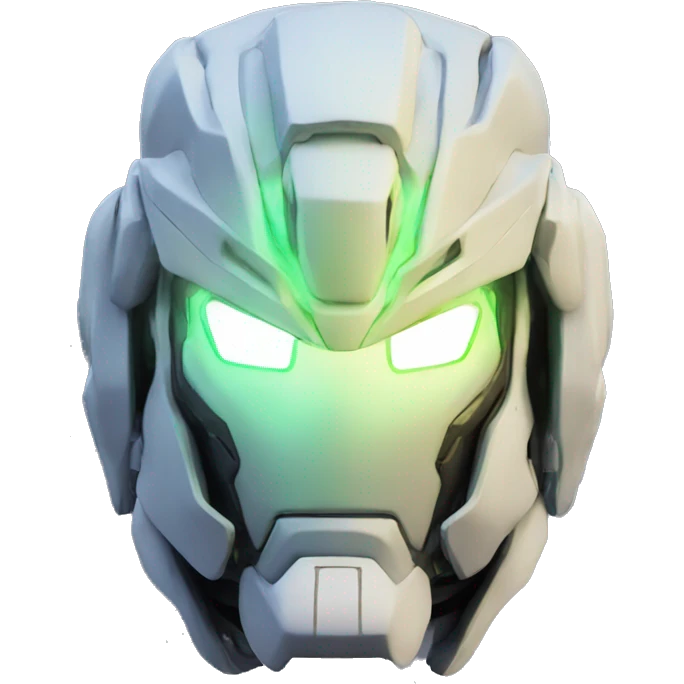 Sazabi bust glowing emoji
