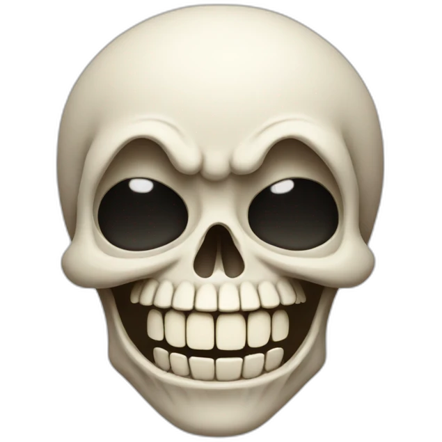 skull laughing emoji