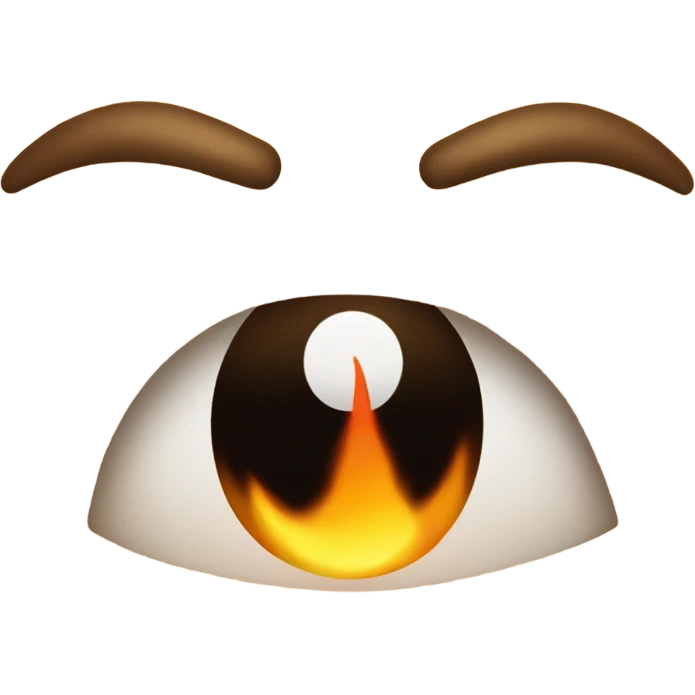 Burn the emotions away emoji