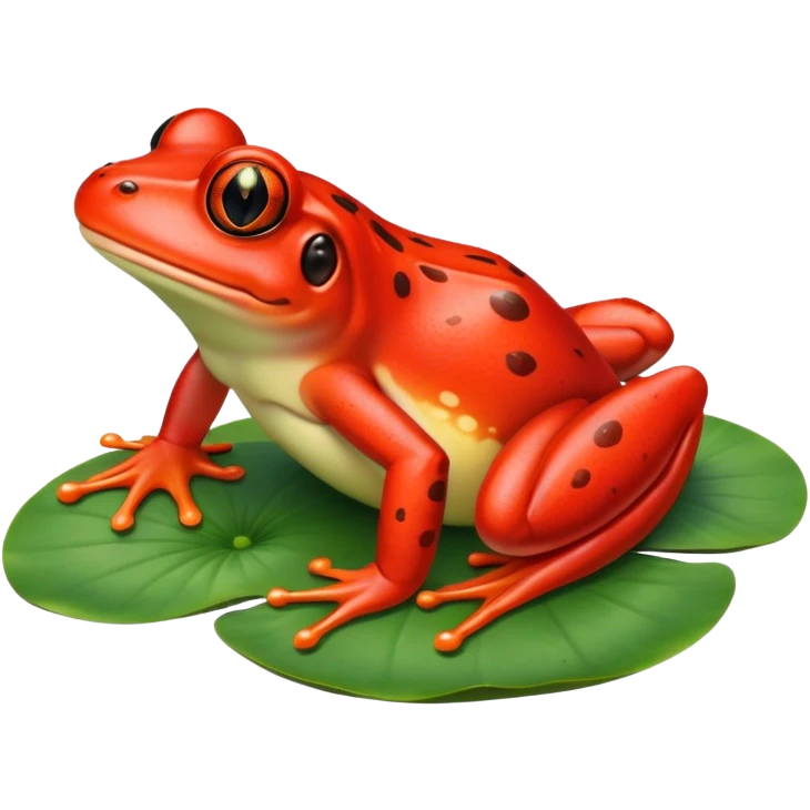 Red frog emoji