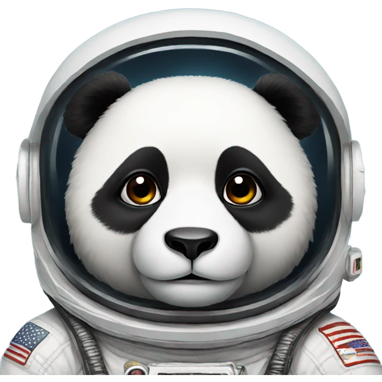 Panda astronaut emoji