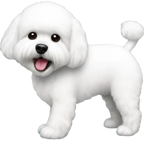 Bichon Fridge who skates emoji