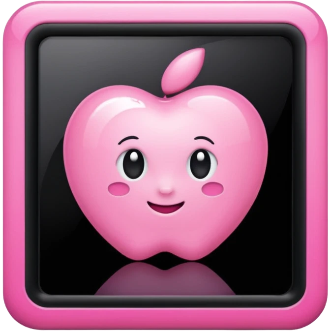 pink girly framed picture emoji