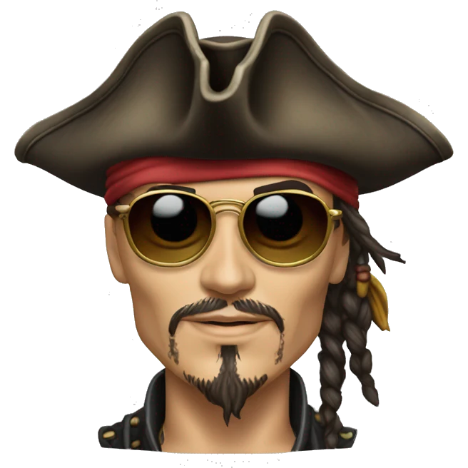 Johnny Depp pirates des Caraïbes emoji