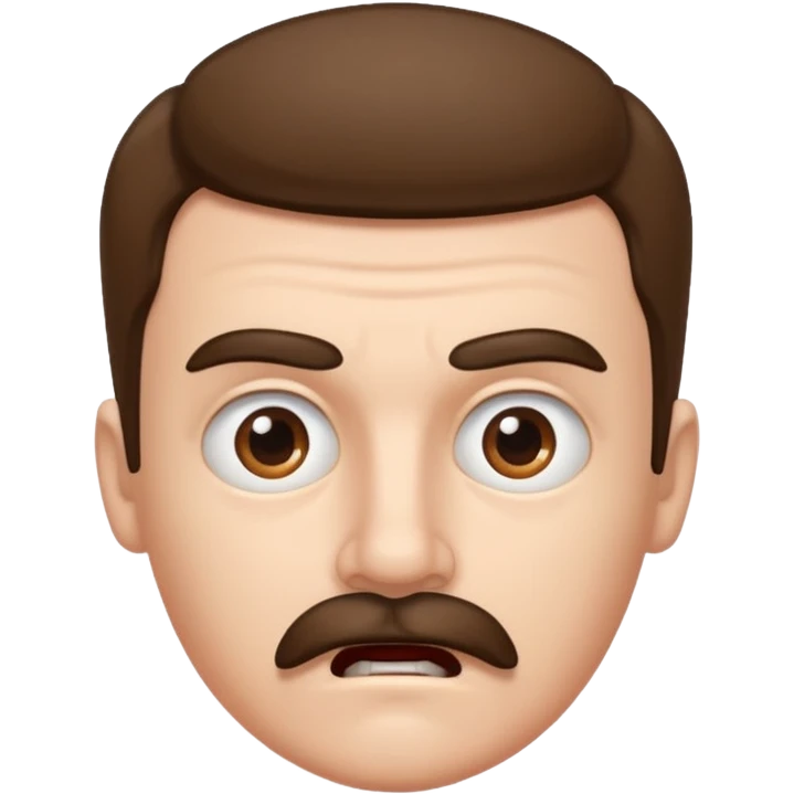 Create pls emoji that looks like austria dictator (hitler) it doesn’t have to be him but someone who looks alike , and combine it with emoji “mind blowing”, more look like hitler emoji