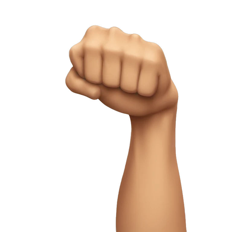 muscular right arm emoji