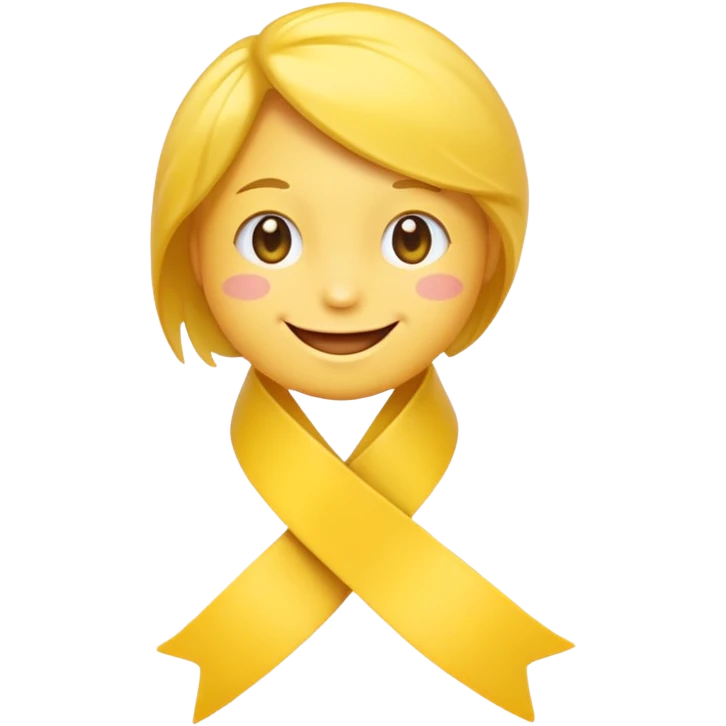 Yellow ribbon pookie emoji emoji