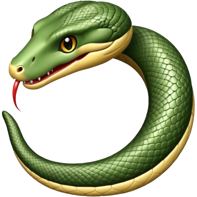 Ouroboros snake emoji