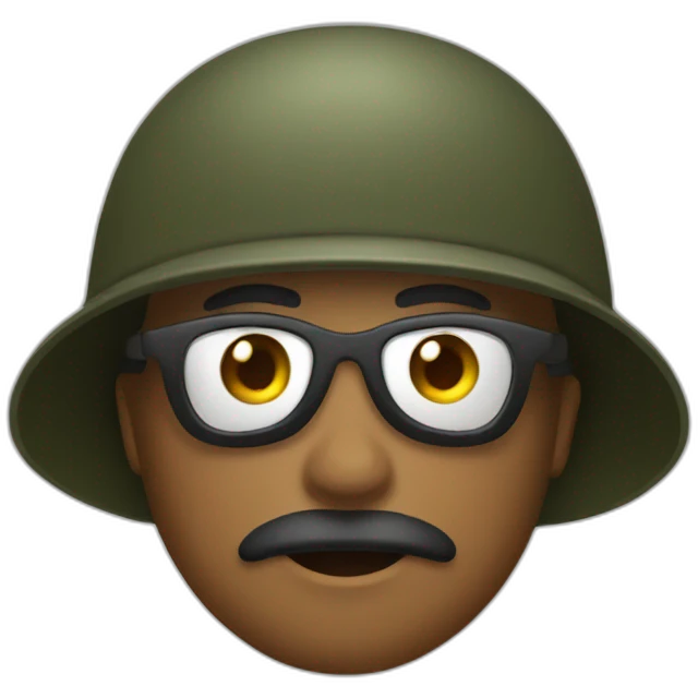 Mouche militaire emoji