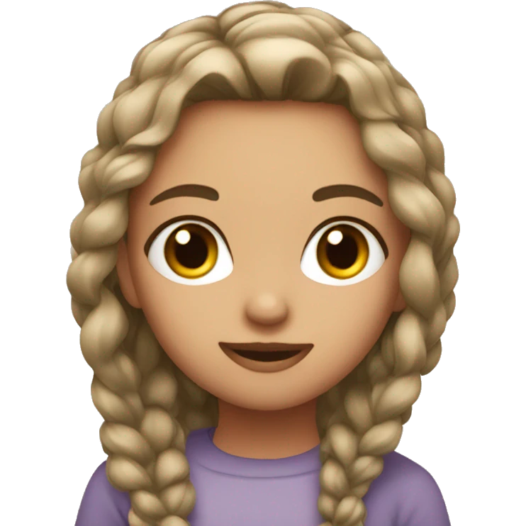 a girl beautiful    emoji