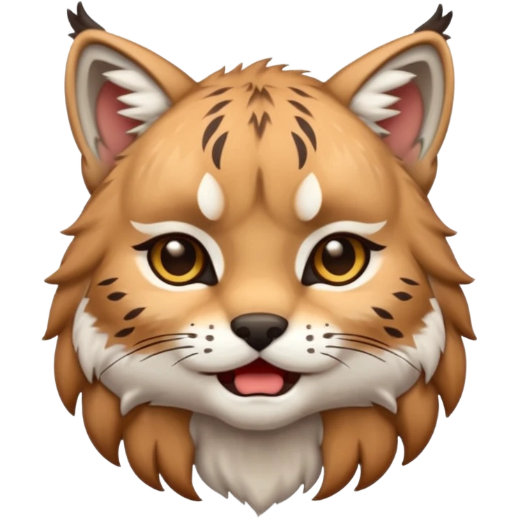Chibi Sticker lynx cry emoji