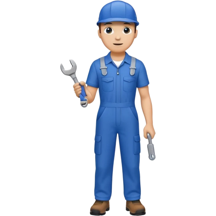 mechanic full body emoji