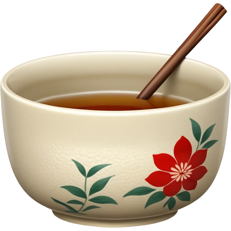 traditional chawan Japanese tea bowl emoji
