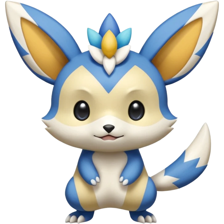 Victini-Pichu-Oshawott-Meowstic-Minccino-Fakémon-hybrid-creature (full body)  emoji
