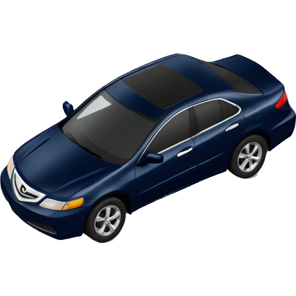 dark navy blue acura car emoji