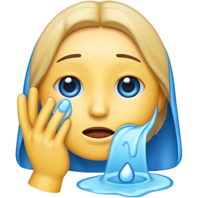 emoji wiping tears  emoji