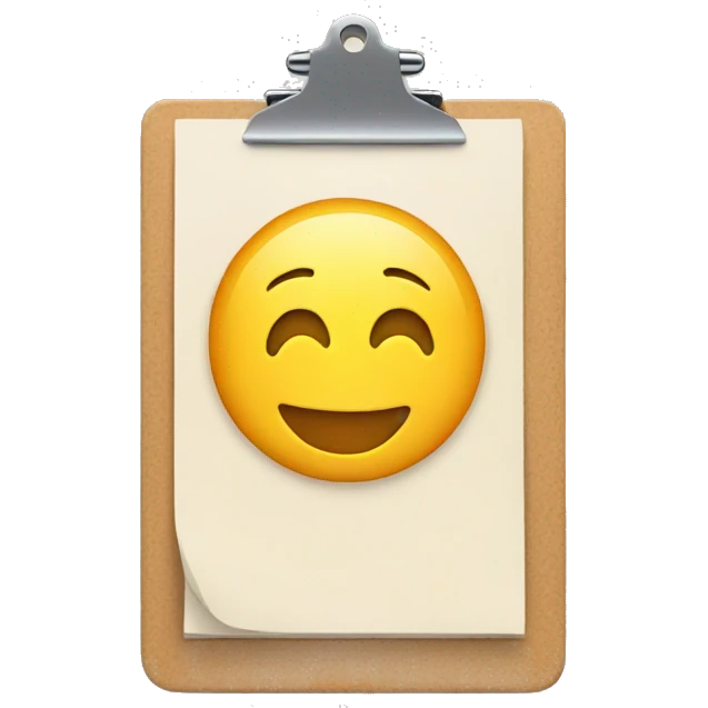 Clipboard emoji
