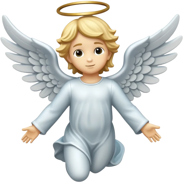 flying angel kid made in stone emoji