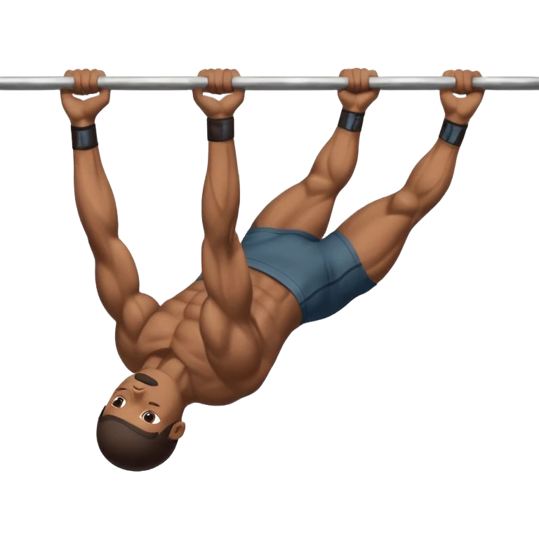 Calisthenics front lever emoji
