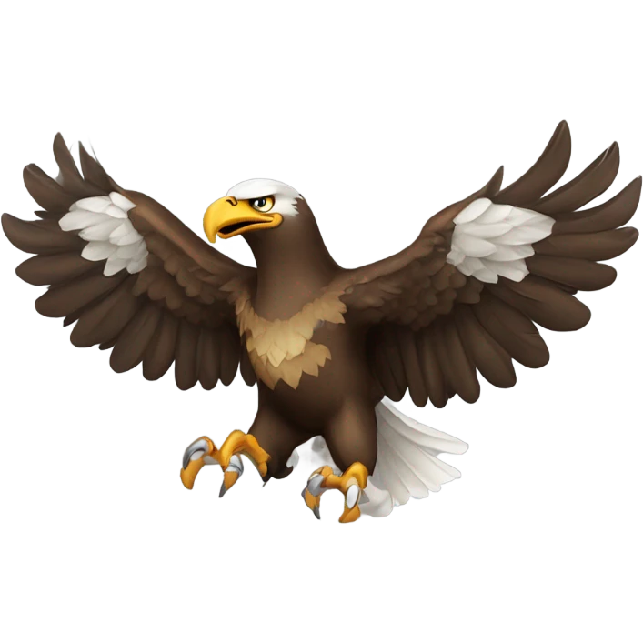 eagle holding a football emoji