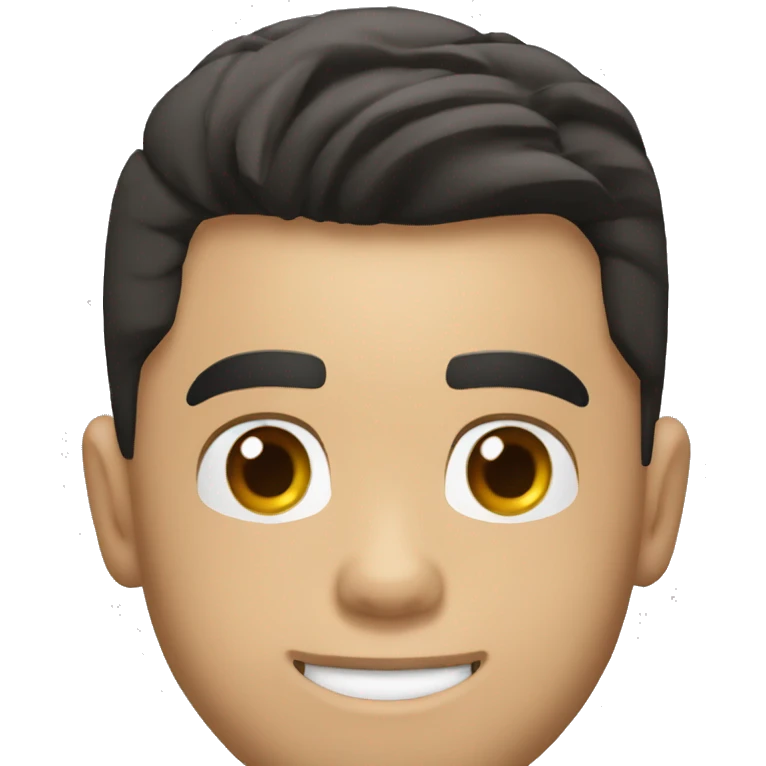 Half leone messi and other half is Cristianso Ronaldo in one face emoji