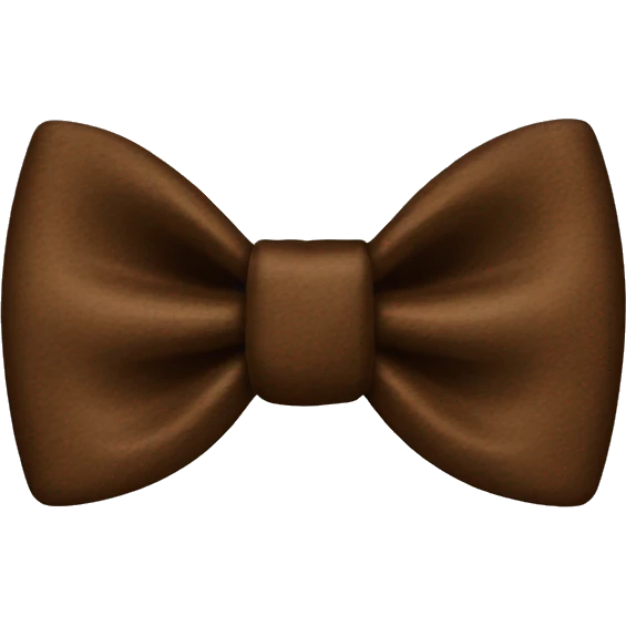 Bow tie in brown  emoji